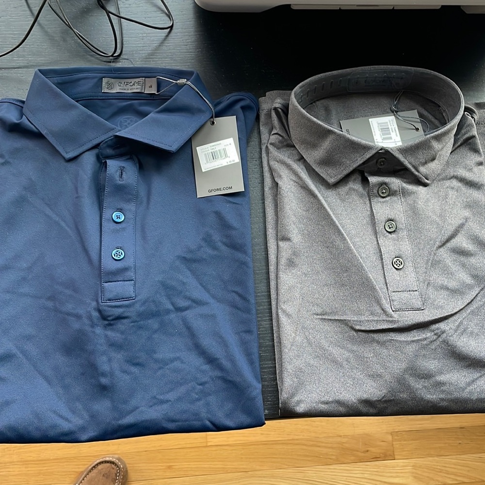 G/fore golf polos